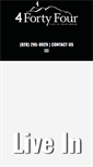 Mobile Screenshot of 4fortyfour.com